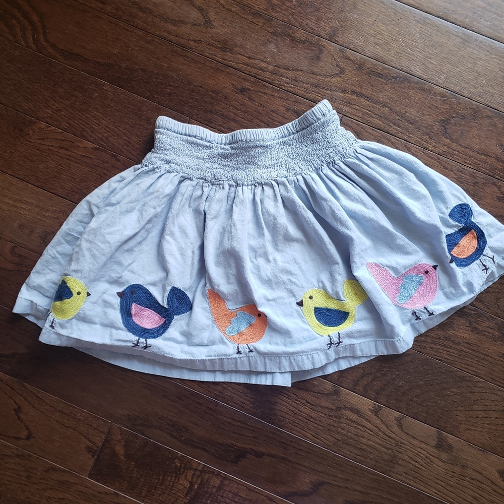 Mini Boden Bird Skirt